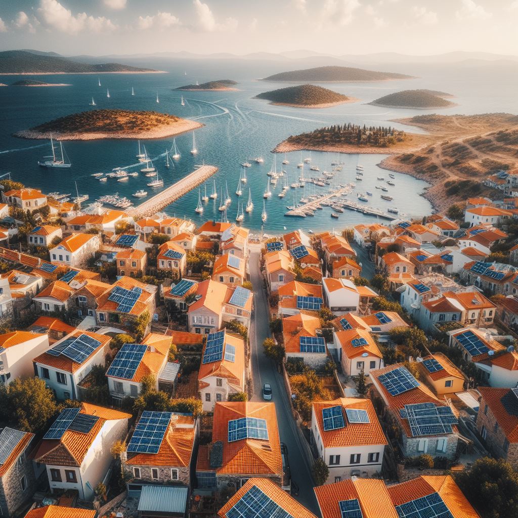 gömeç güneş paneli