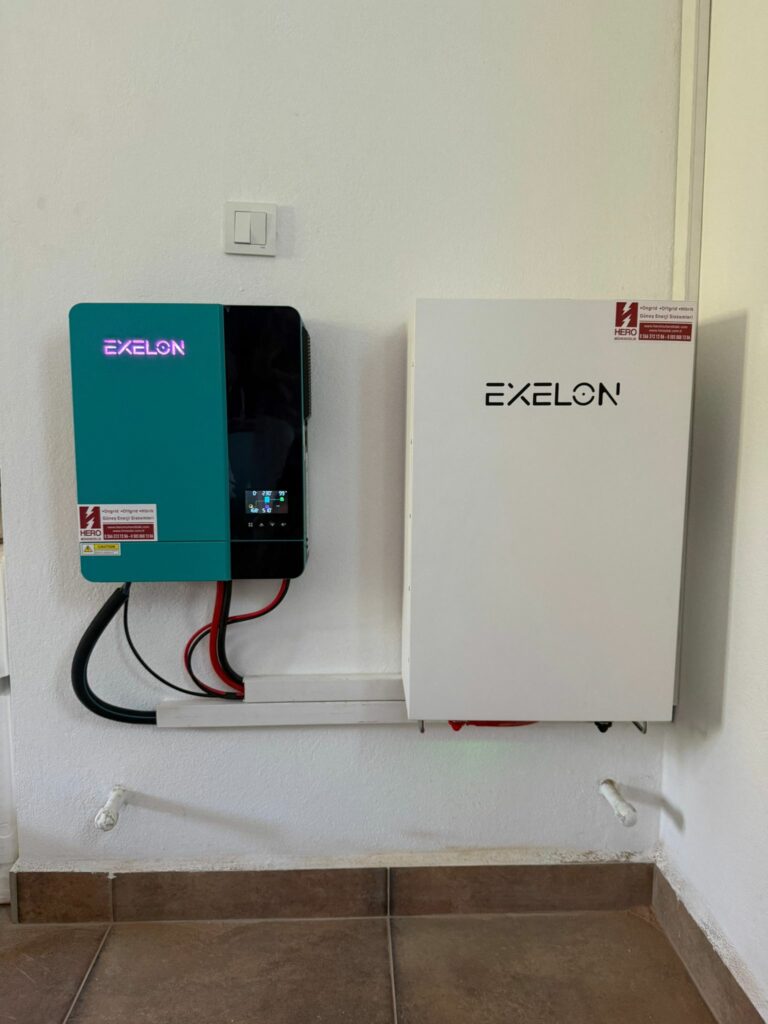 Exelon 5kw Lityum Akü ve Inverter