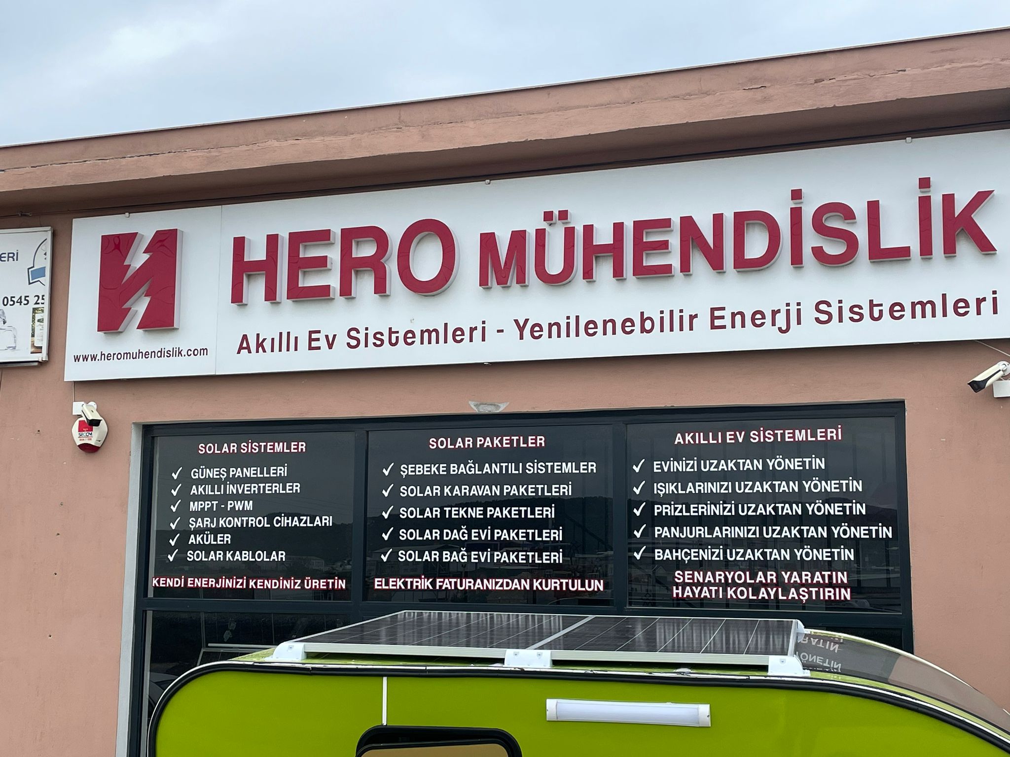 Karavan güneş paneli projesi 5