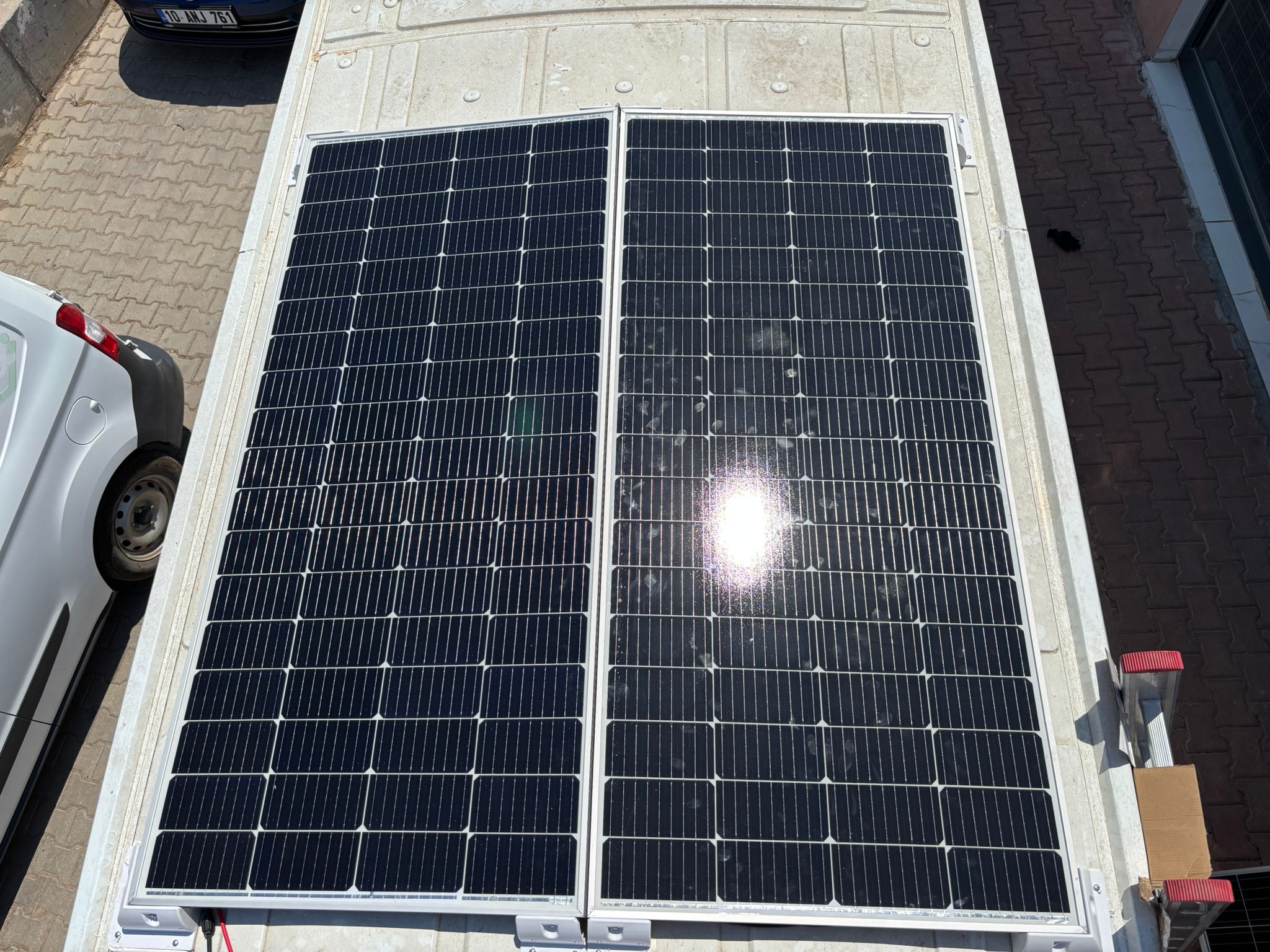 Karavan güneş paneli projesi 3