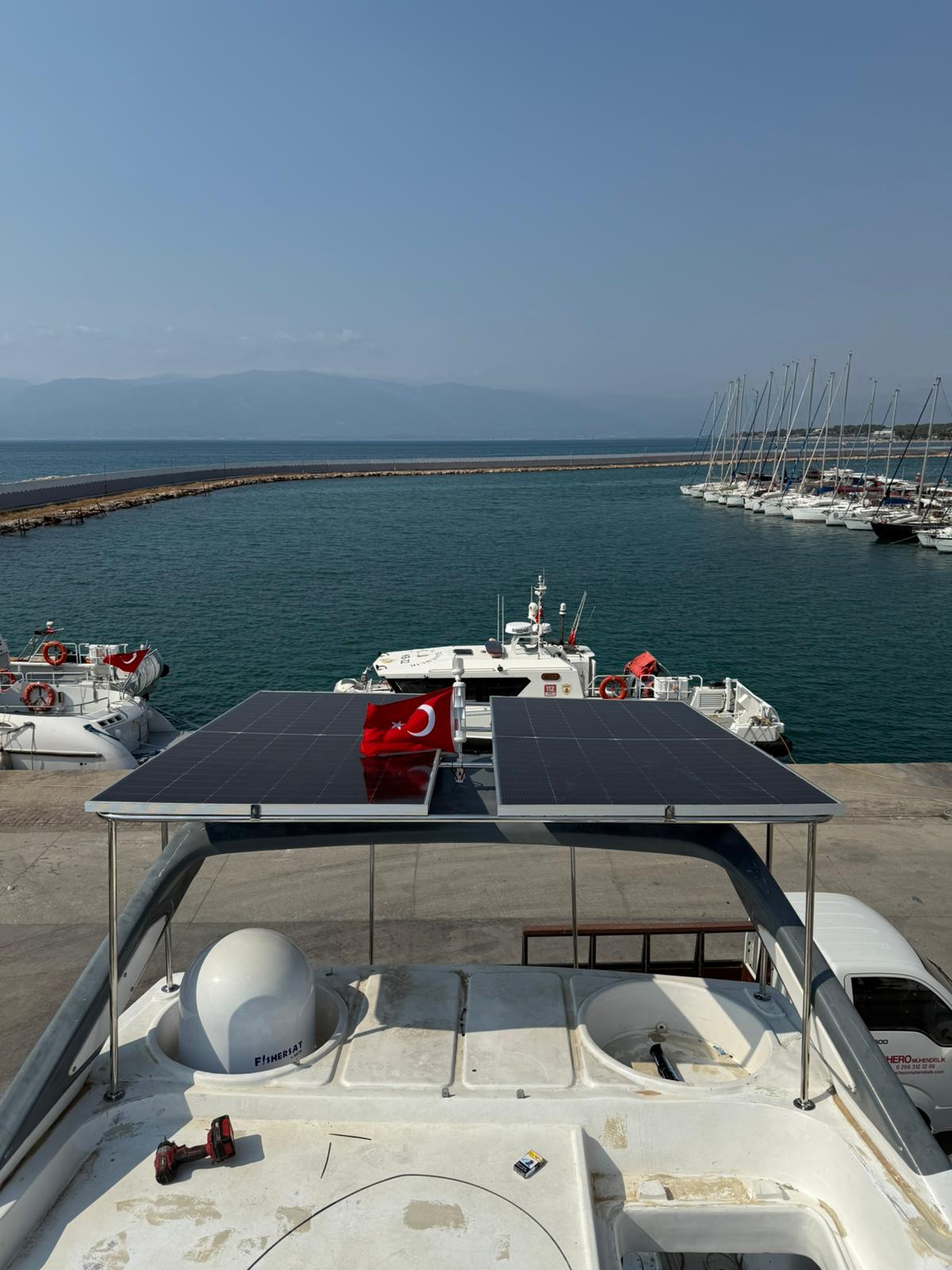 Tekne güneş paneli projesi 5